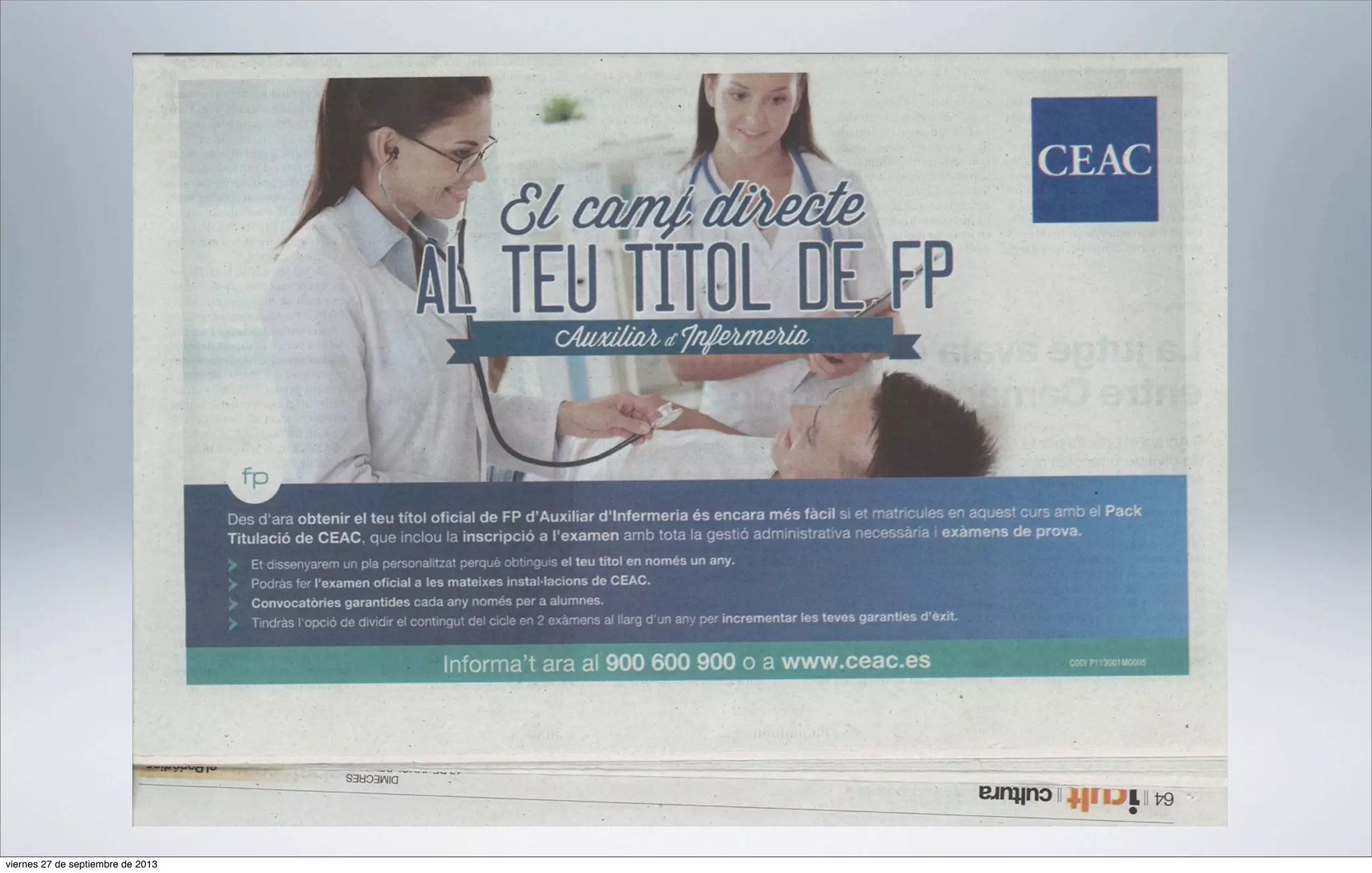 viernes 27 de septiembre de 2013

 