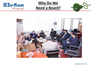 www.su-kam.com
Why Do We
Need a Board?
 