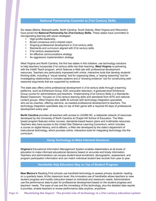 Maximizing the Impact: "The Pivotal Role of Technology in a 21st ...