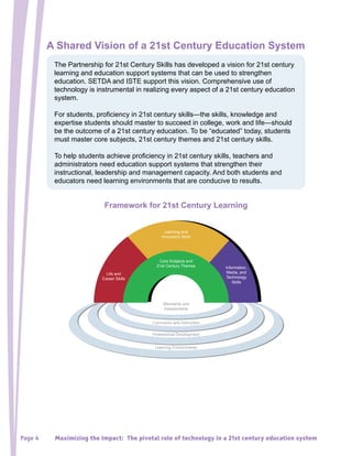 Maximizing the Impact: "The Pivotal Role of Technology in a 21st ...