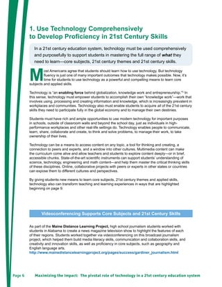 Maximizing the Impact: "The Pivotal Role of Technology in a 21st ...