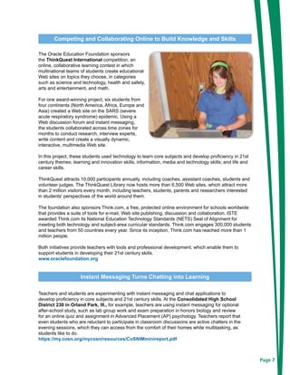 Maximizing the Impact: "The Pivotal Role of Technology in a 21st ...