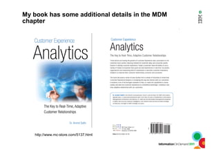 My book has some additional details in the MDM
chapter
http://www.mc-store.com/5137.html
 