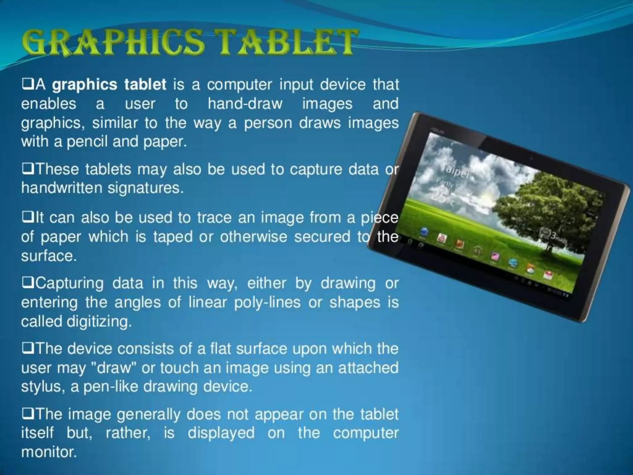 I/O devices - Computer graphics | PPTX