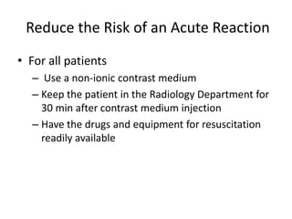 IODINATED COTRAST AGENTS –RISK FACTORS AND COMPLICATION (1).pptx