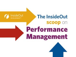 The InsideOut
      scoop on
Performance
Management
 