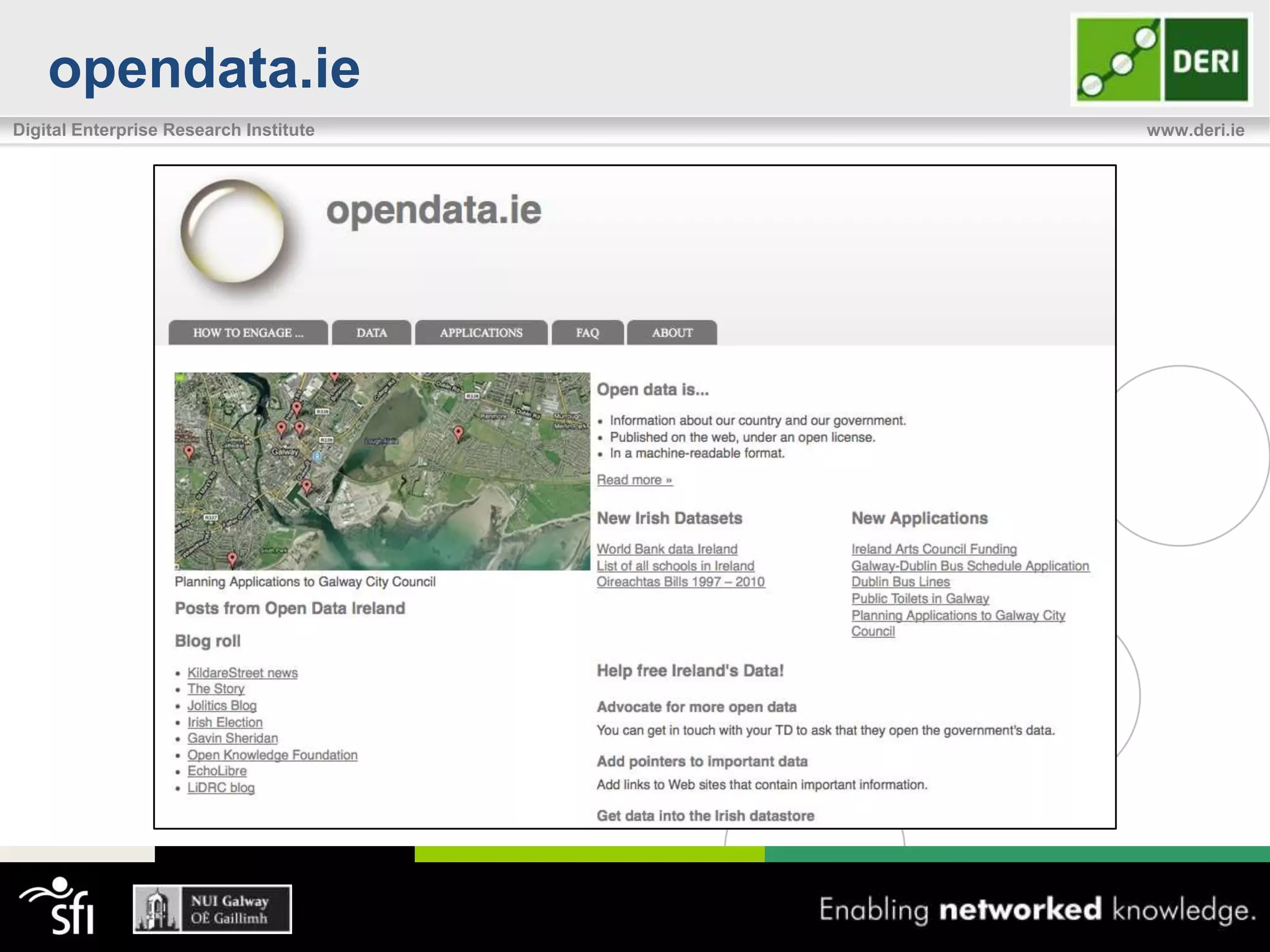 opendata.ie
Digital Enterprise Research Institute   www.deri.ie
 