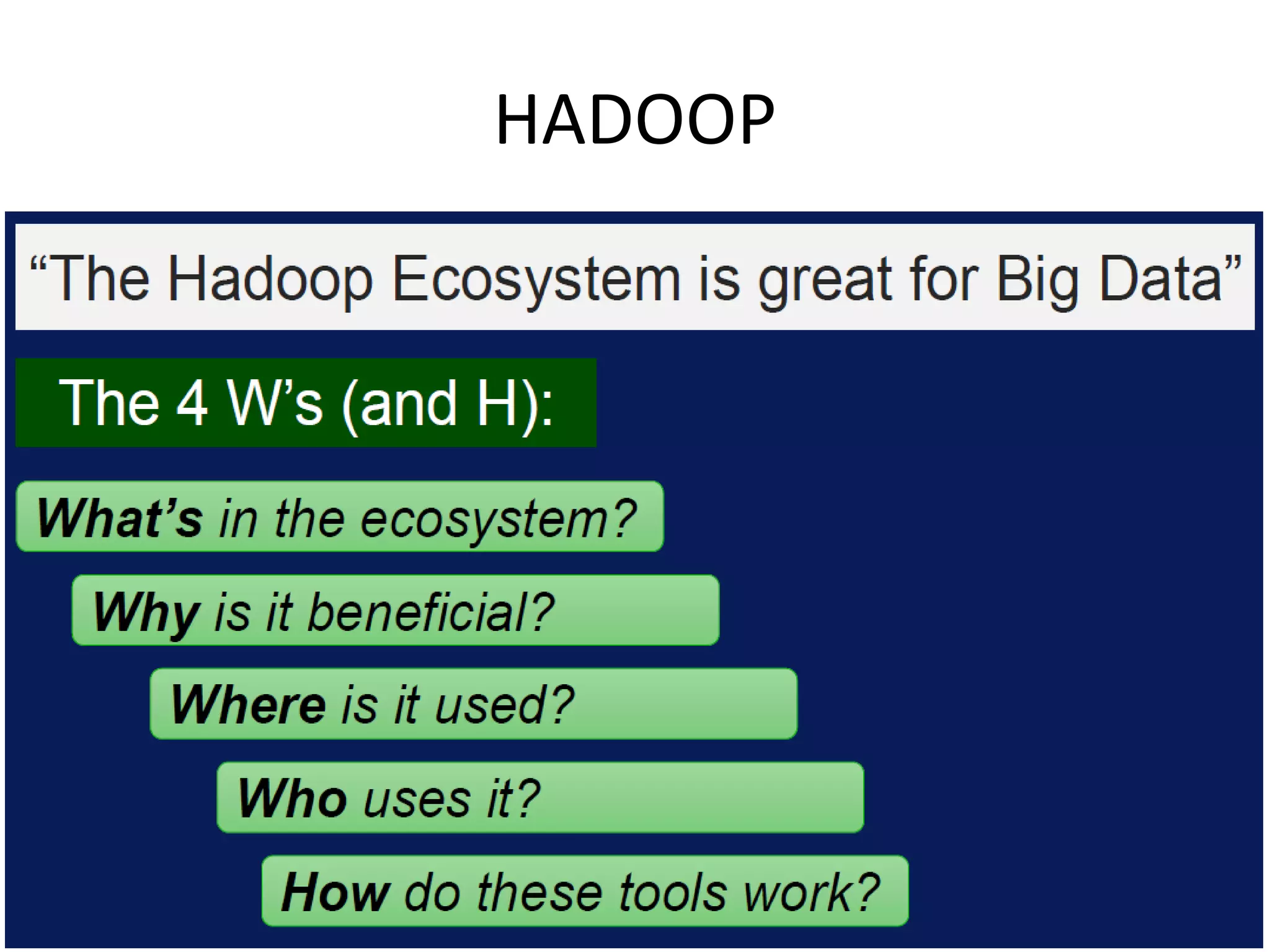 HADOOP
 