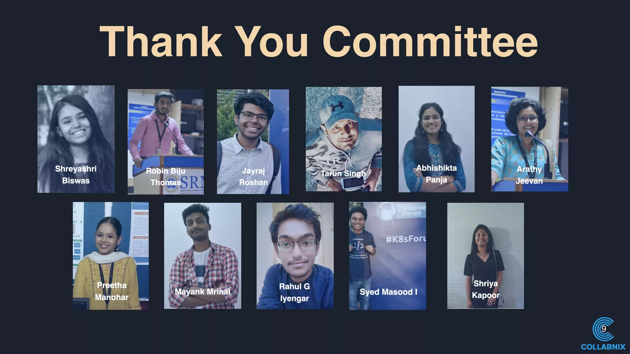 Thank You Committee
9