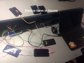 Device farm in house
 