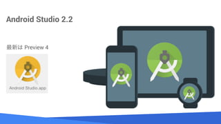 Source: Lorem ipsum dolor sit amet, consectetur adipiscing elit. Duis non erat sem
Android Studio 2.2
¤ Preview 4
 