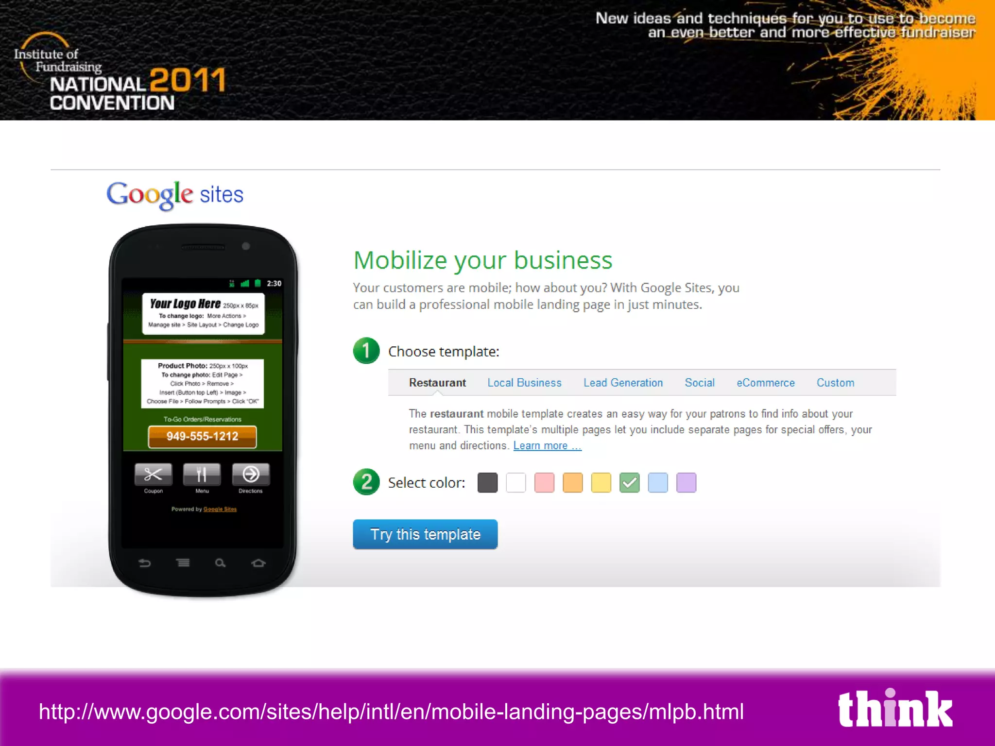 http://www.google.com/sites/help/intl/en/mobile-landing-pages/mlpb.html
 