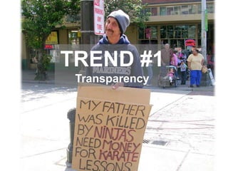 Start with...A QUIZ OR A VIDEOTREND #1Transparency