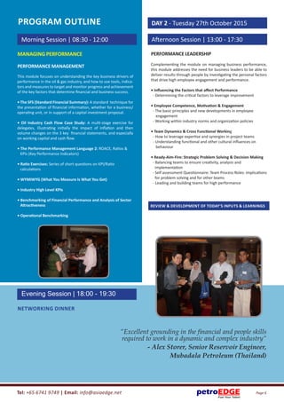 Opec Training International Oil & Gas Executive Development Training | PDF