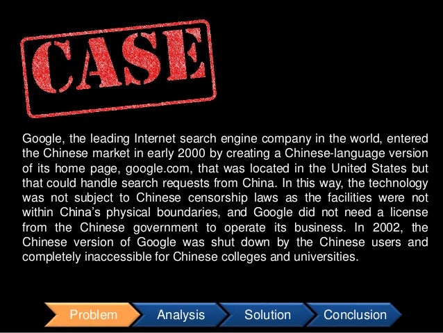 google inc in china case analysis Global case studies with google analytics beter bed links offline sales to online campaigns case study jul 2017. google inc in china case analysis Global case studies with google analytics beter bed links offline sales to online campaigns case study jul 2017.