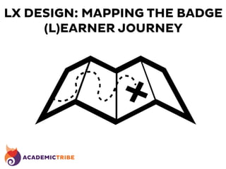 LX DESIGN: MAPPING THE BADGE
(L)EARNER JOURNEY
 