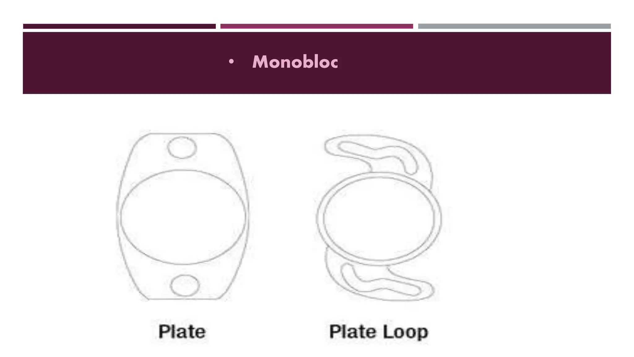 • Monobloc
 