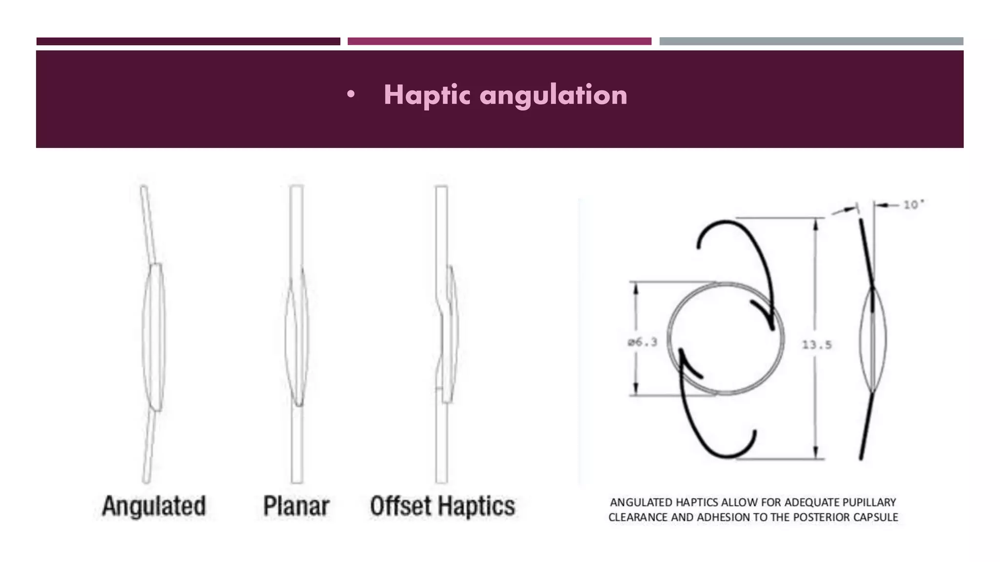 • Haptic angulation
 