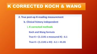 K CORRECTED KOCH & WANG
 