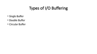 Comprehensive Overview of Input Output Management in Operating Systems ...