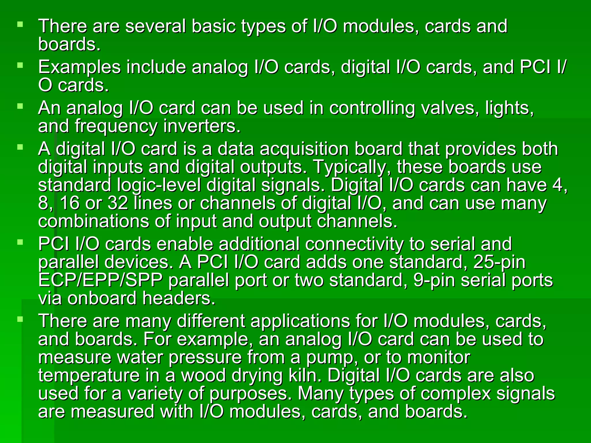 Io modules | PPT