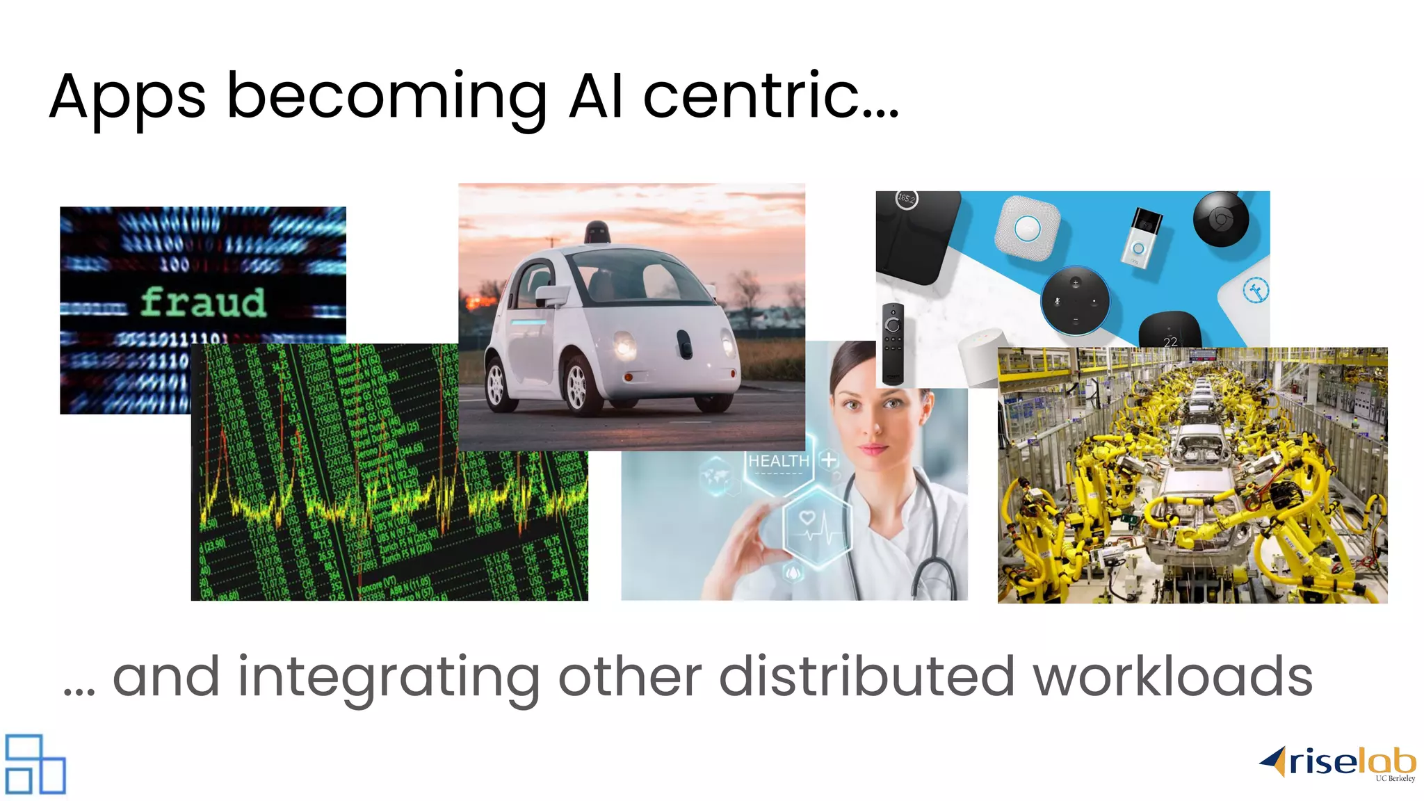 Apps becoming AI centric... ... and integrating other distributed workloads 