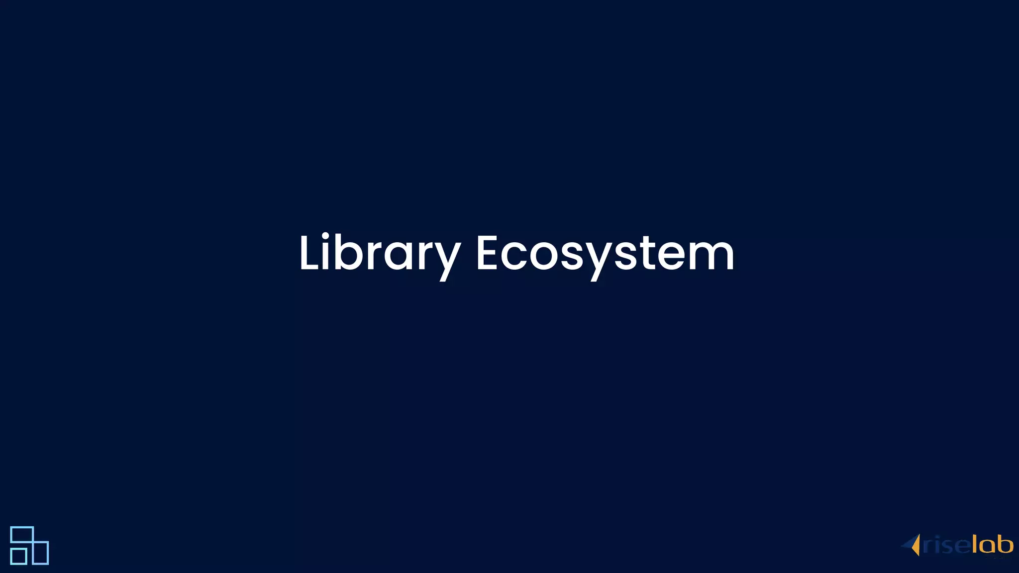 Library Ecosystem 