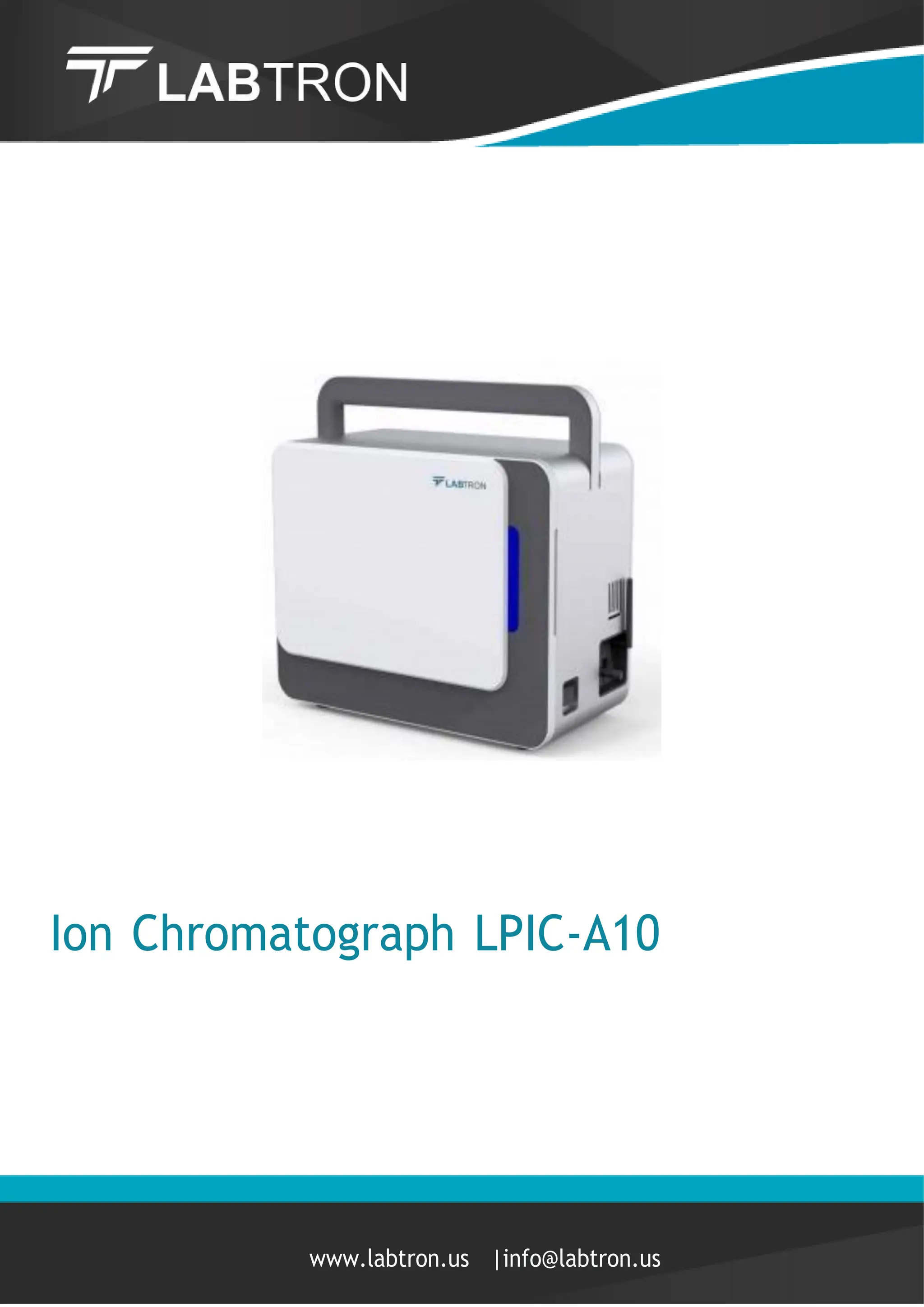 Labtron Equipment Ltd Ion-Chromatograph-LPIC-A10 | PDF