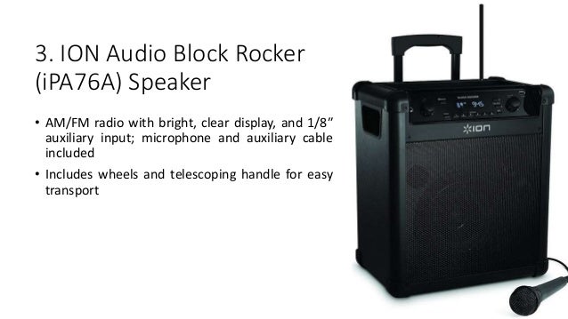 ion audio block rocker