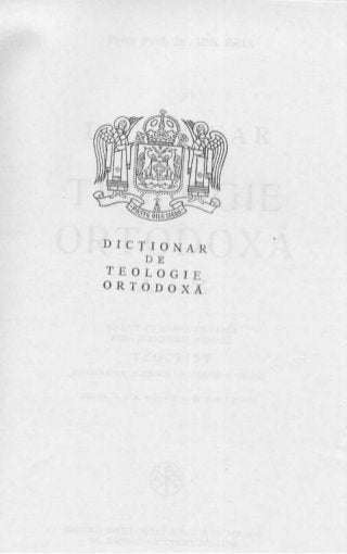 (Ion bria) dictionar_de_teologie_ortodoxa