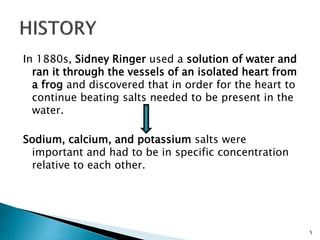 Sidney Ringer Ion channels | PPTX