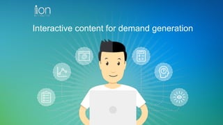 Interactive content for demand generation
 