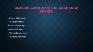 ION_EXCHANGE_CHROMATOGRAPHY[1].pptx rvs college of pharmaceutical ...