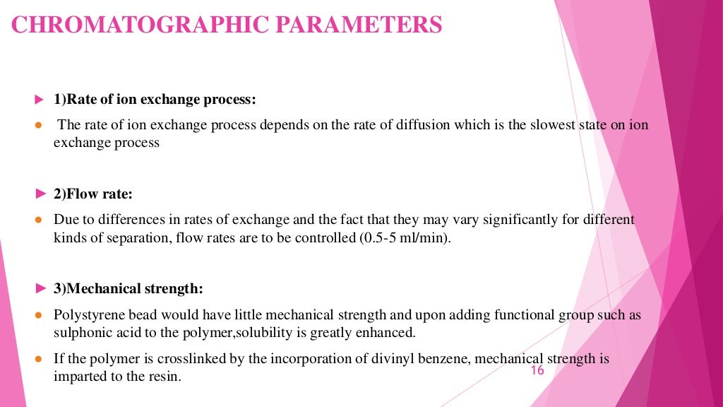 Ion Exchange Chromatography ppt