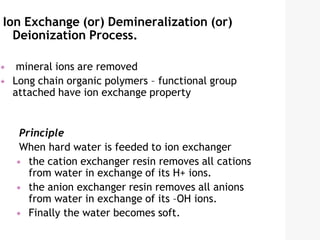 Ion Exchange process chemistry first yea | PDF