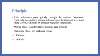 ion exclusion chromatography.pptx