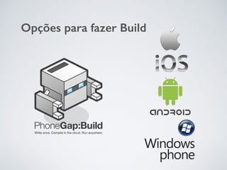 Opções para fazer Build
 