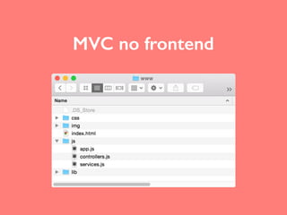 MVC no frontend
 