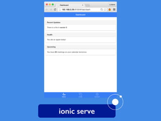 ionic serve
 