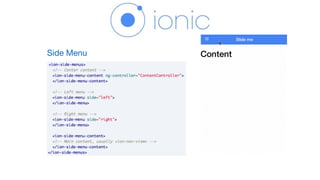 Side Menu
 