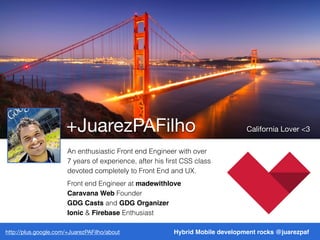 http://plus.google.com/+JuarezPAFilho/about
+JuarezPAFilho California Lover <3
http://plus.google.com/+JuarezPAFilho/about...