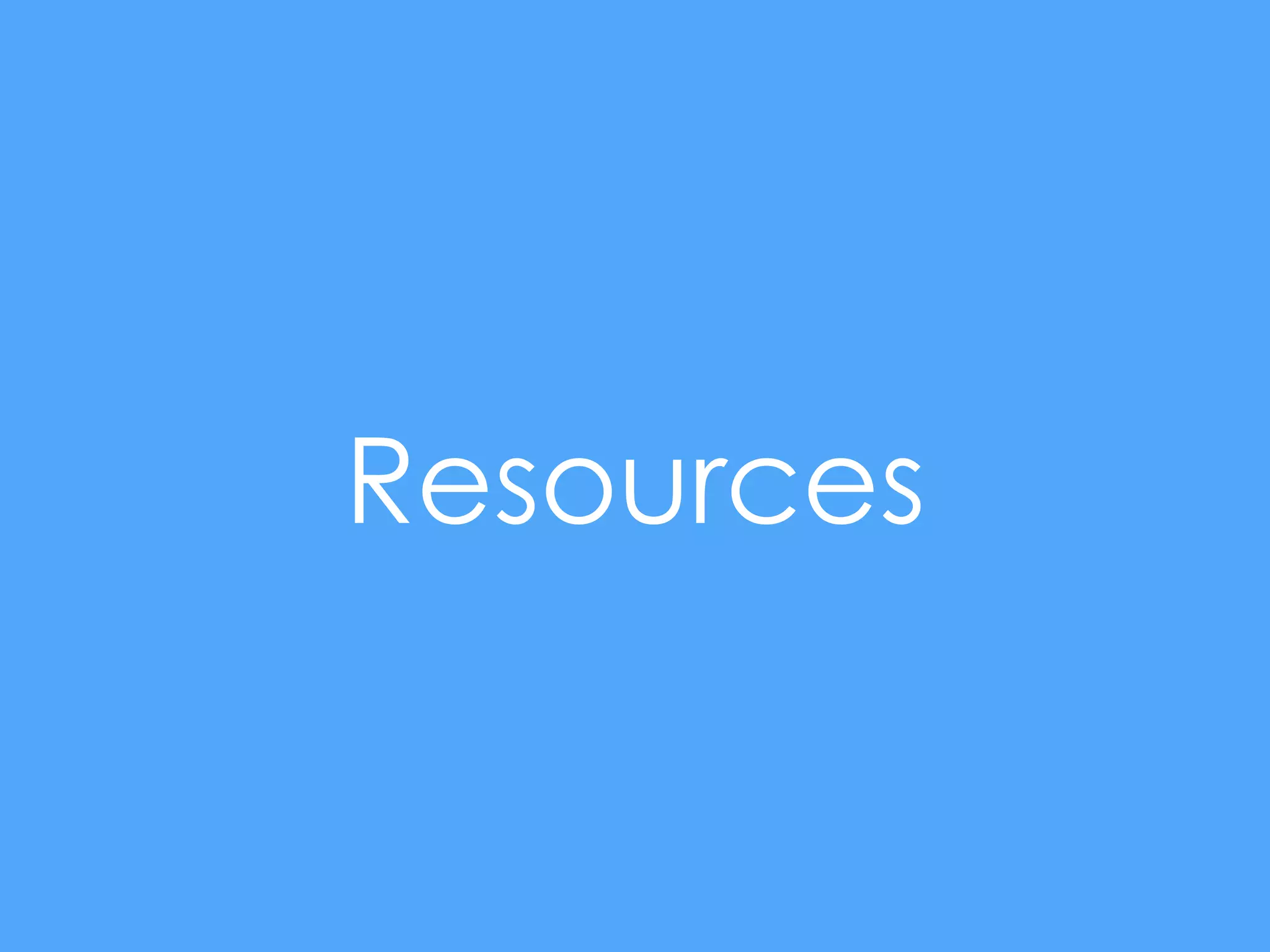 Resources