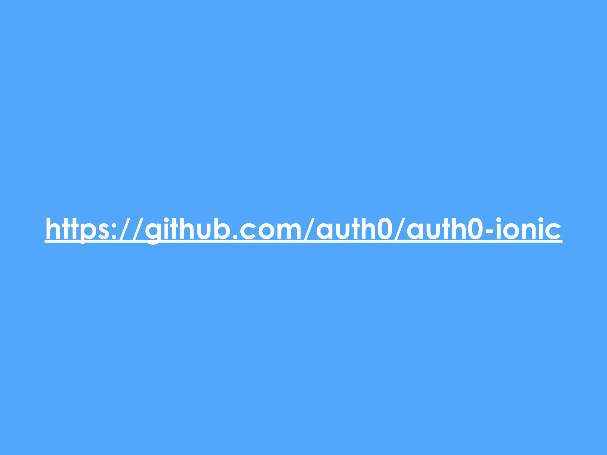 https://github.com/auth0/auth0-ionic