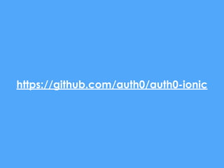 https://github.com/auth0/auth0-ionic
 