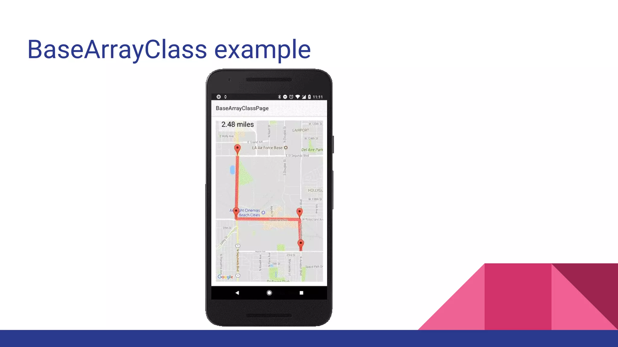 BaseArrayClass example
 