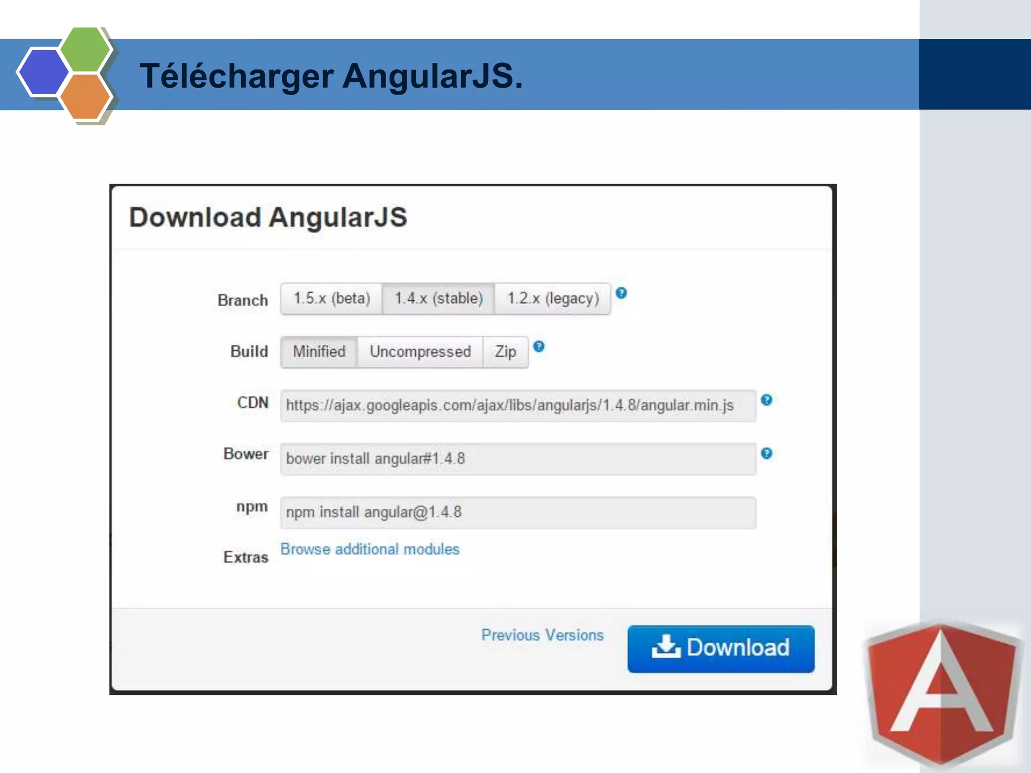 Télécharger AngularJS.
 