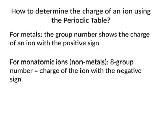 Ionic bonding 9 grade. All the characteristics of ionic compounds | PPTX