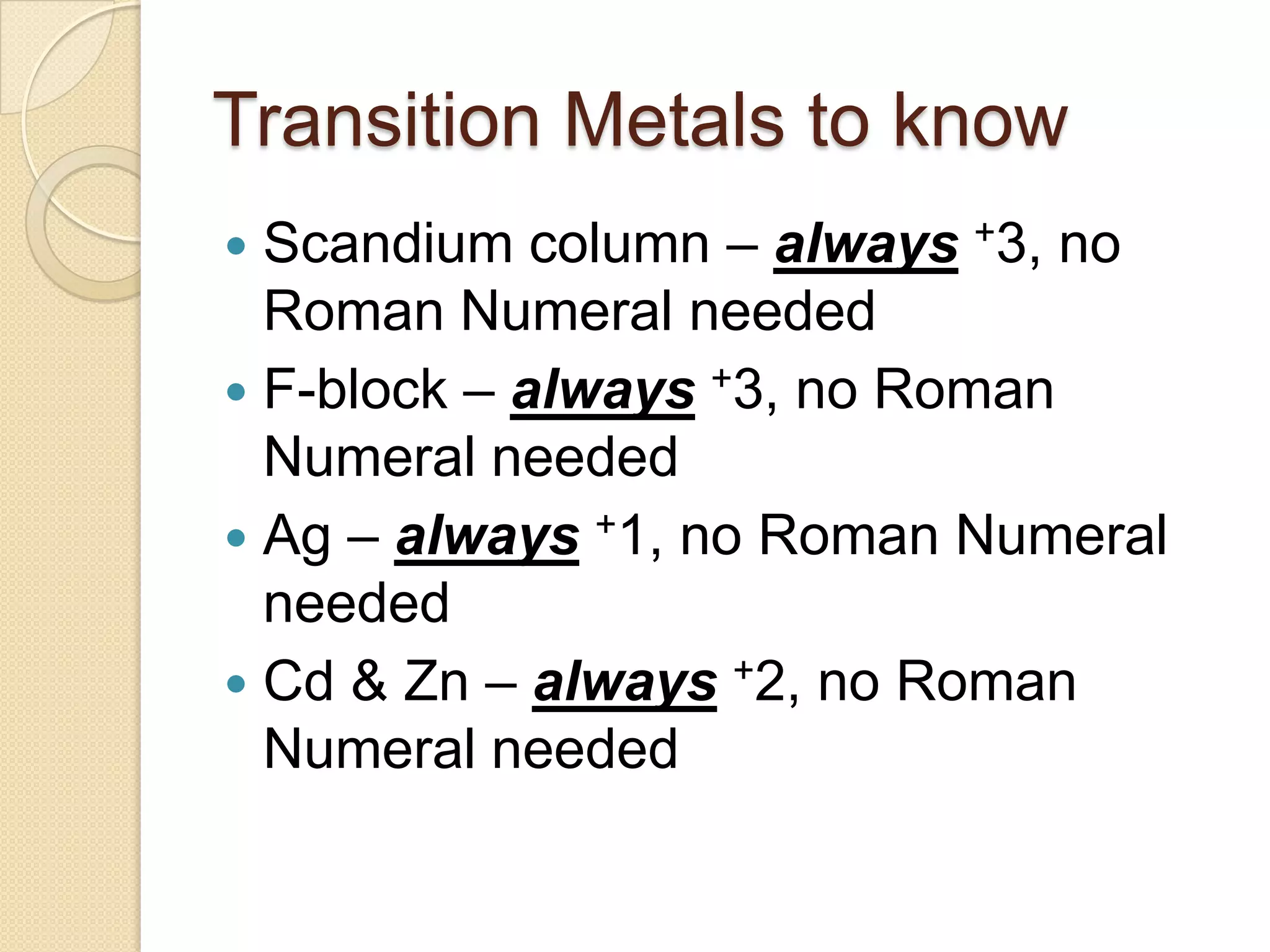 Ionic compounds naming | PPTX