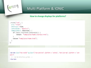 Ionic framework | PPTX