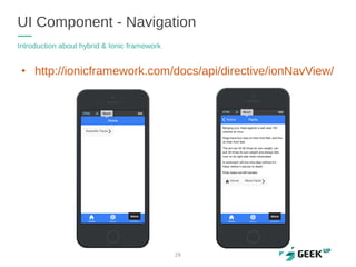 Ionic Framework | PPT